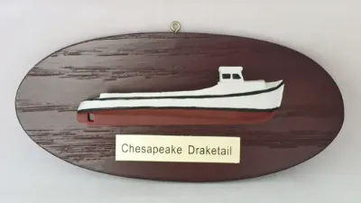 Half Hull, Draketail Workboat, 5 Inches Long, view 2