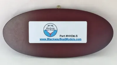 Half Hull, Draketail Workboat, 5 Inches Long, view 6
