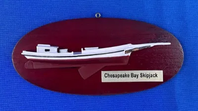 Half Hull, Skipjack, 5 Inches Long by Blackway Boat Models