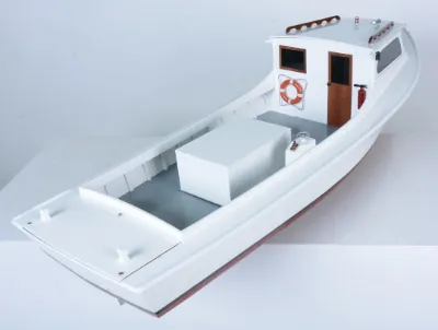 Chesapeake Deadrise RC (Radio-Controlled) Workboat Model, 37" Long, view 4