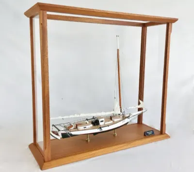 Skipjack, Sails Down, with Display Case, view 4
