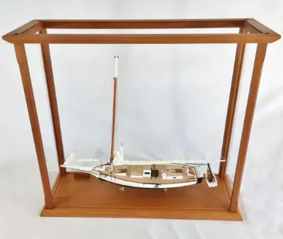 Skipjack, Sails Down, with Display Case, view 7