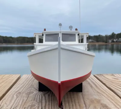 Soft Top, Round Stern Workboat, view 3