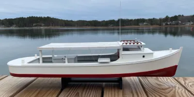 Soft Top, Round Stern Workboat, view 5