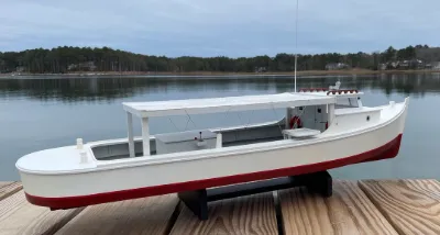 Soft Top, Round Stern Workboat, view 6